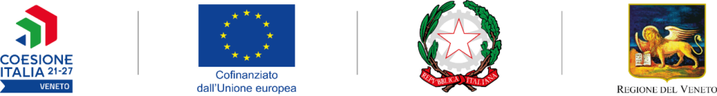 Testata con logo Coersione Italia; logo Cofinanziato dall’Unione Europea; logo Repubblica Italiana; logo Regione del Veneto.